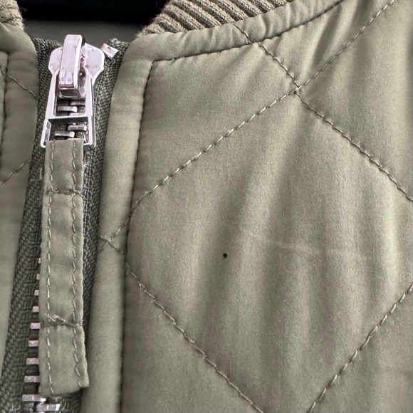 Urban Outfitters x Your Neighbors Devon Quilted Bomber Jacket Green - Picture 13 of 14